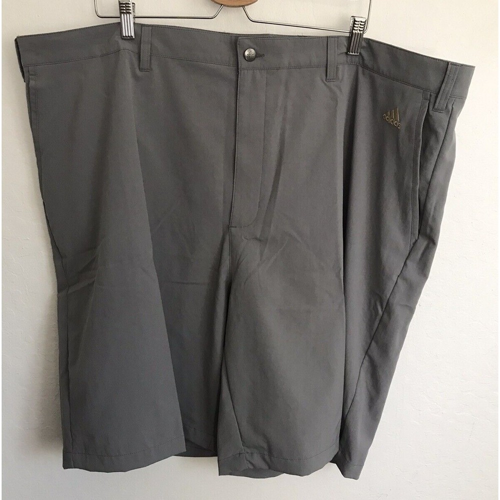 Adidas Performance Golf Shorts Mens Size 50 Moisture Wicking Gray NEW